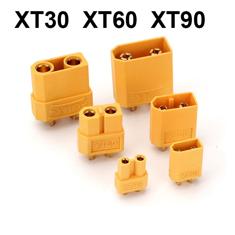 Drone Battery Adapter - 1/2/5/10 قطعة XT60 XT-60 ذكر أنثى
