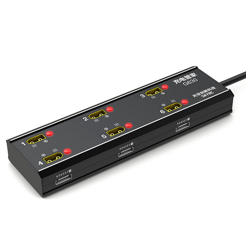 نظام شحن جديد G630 6 في 1 مع ش - مراجعة Drone Charging Hub وسعره