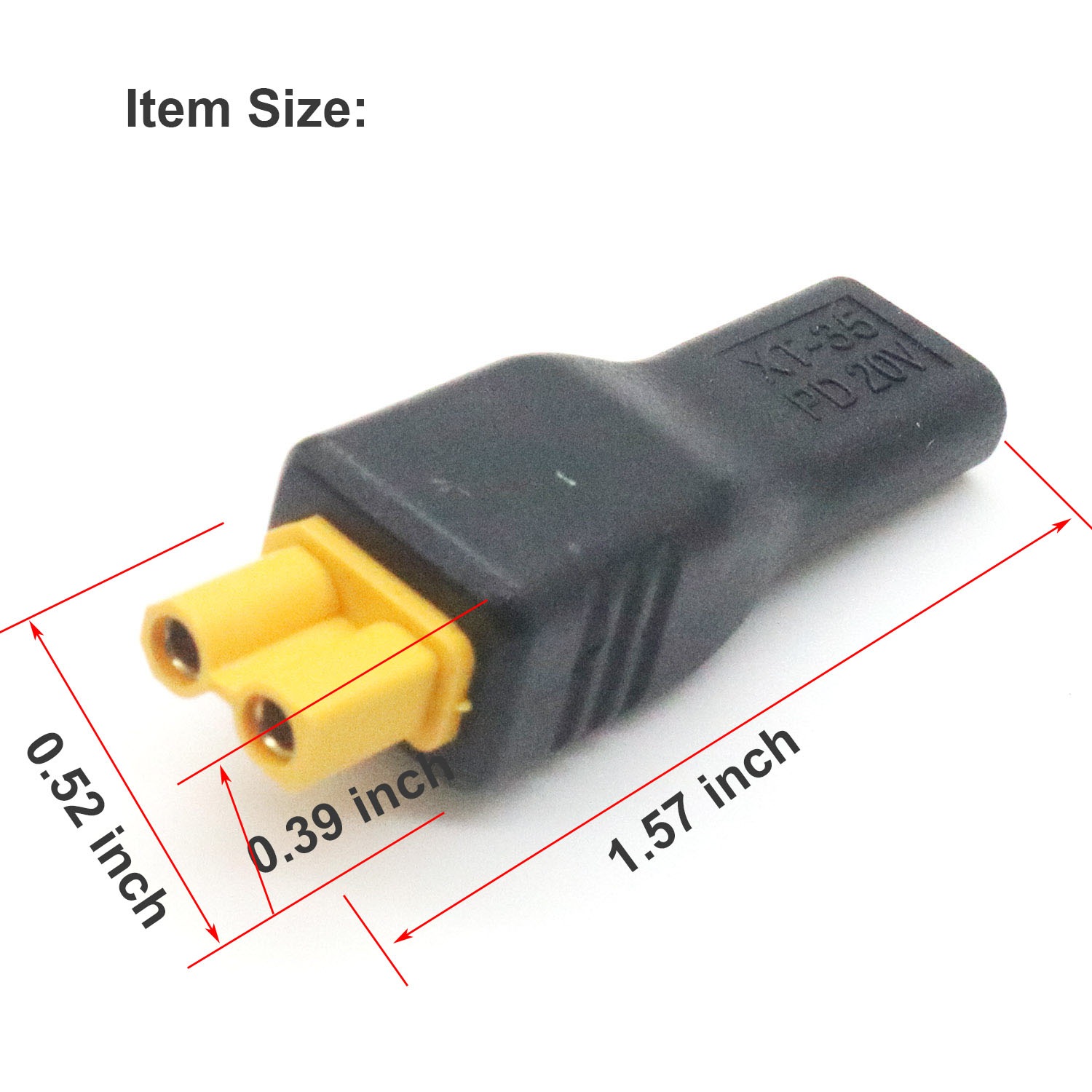 1 قطعة USB نوع C أنثى المدخلات - مراجعة Drone Battery Adapter وسعره