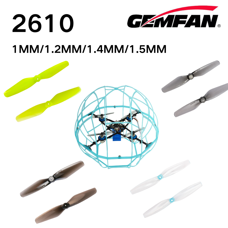 2610 الدعائم Gemfan 2.6 بوصة 2 - مراجعة Drone Battery Adapter وسعره