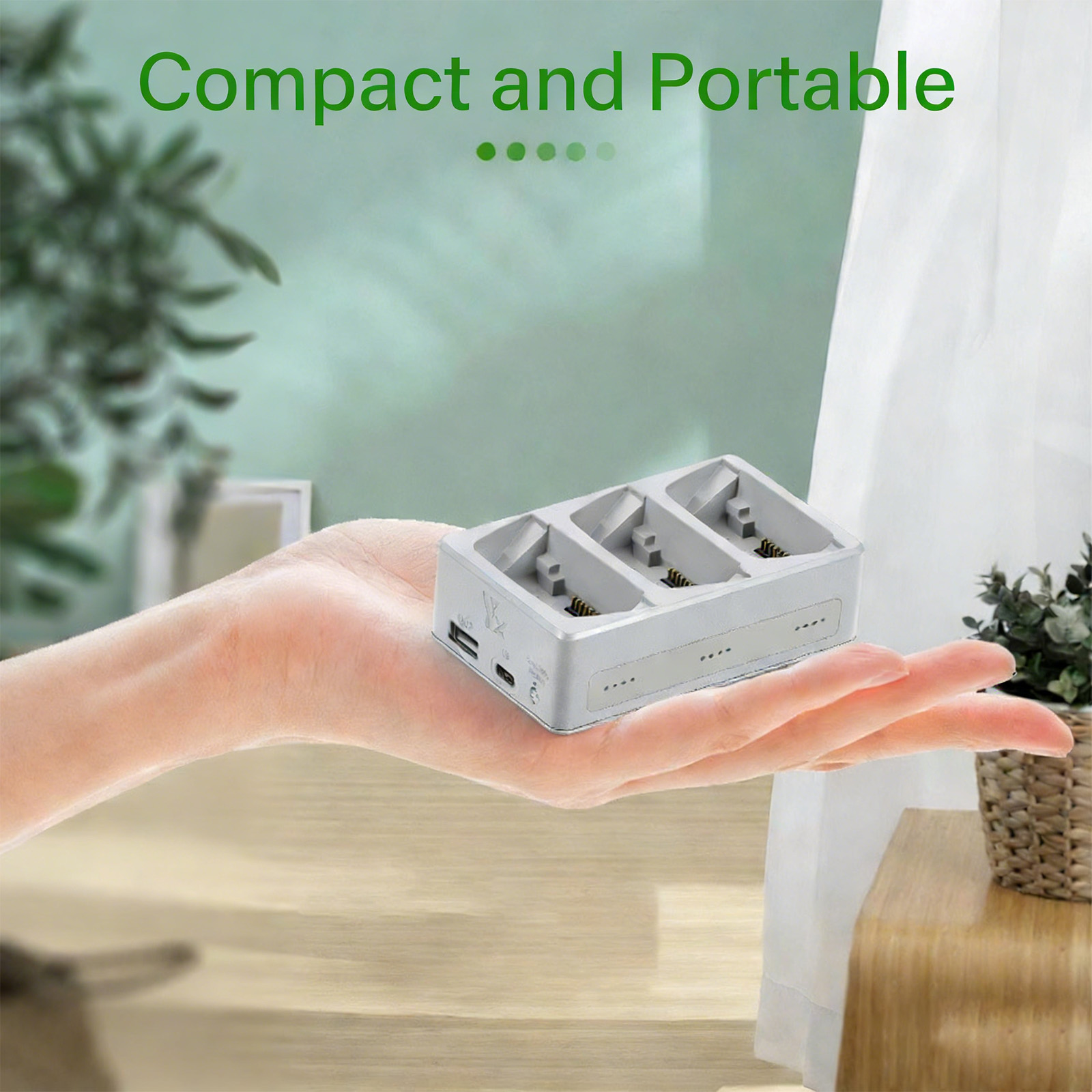 شاحن بطارية جديد بثلاثة منافذ  - مراجعة Drone Charging Hub وسعره